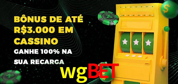 wgbet melhor bônus de depósito