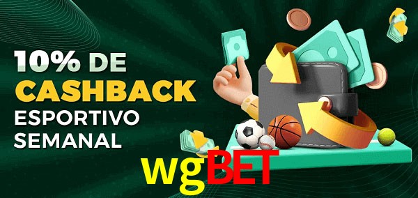 10% de bônus de cashback na wgbet